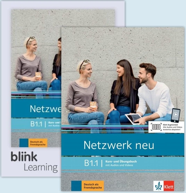 [object Object] «Netzwerk neu B1.1. Media Bundle BlinkLearning. Kurs- und Übungsbuch mit Audios und Videos» - фото №1