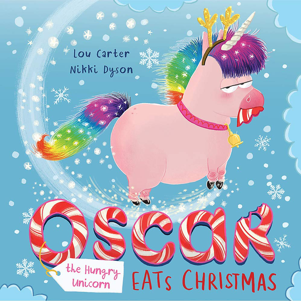 Паперова книга «Oscar the Hungry Unicorn Eats Christmas», автор Лу Картер - фото №1