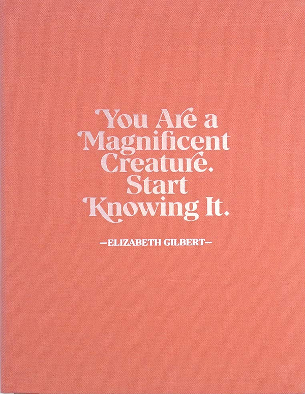 Бумажная книга «Elizabeth Gilbert Magnificent Creature Journal», автор Элизабет Гилберт - фото №1