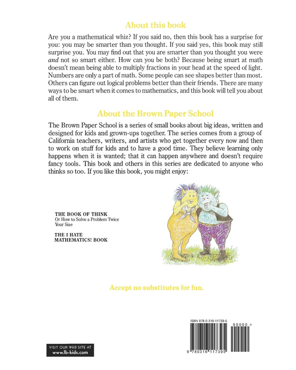 Паперова книга «Brown Paper School book. Math for Smarty Pants», автор Мерілін Бьорнс - фото №1