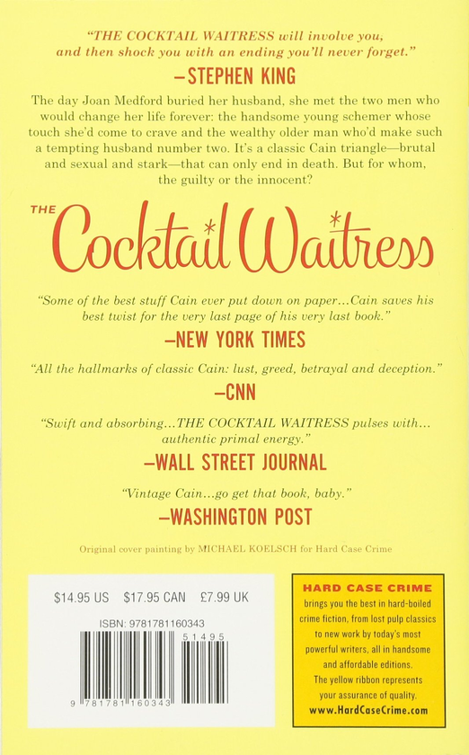 Паперова книга «The Cocktail Waitress», автор Джеймс Кейн - фото №1