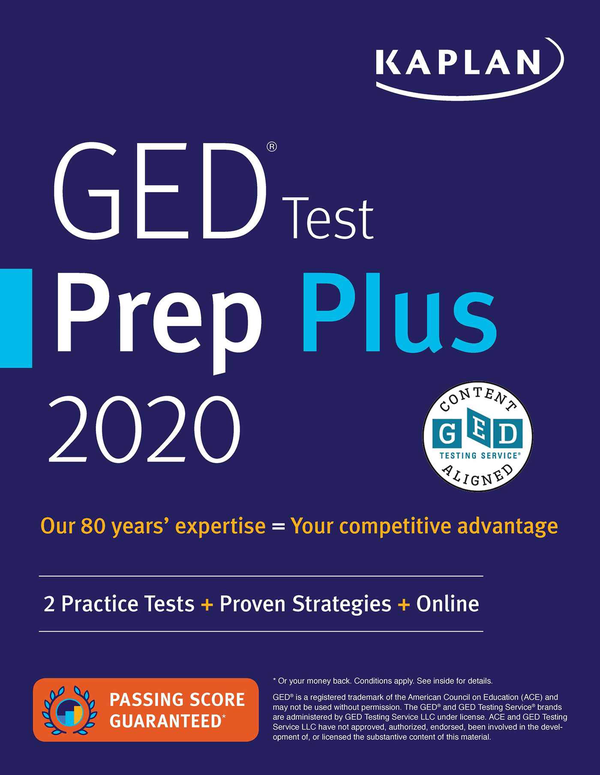 Паперова книга «GED Test Prep Plus 2020 : 2 Practice Tests + Proven Strategies + Online», автор Карен Ван Слайк - фото №1
