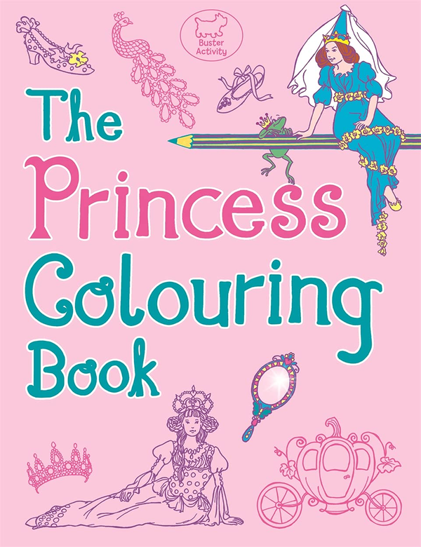 Паперова книга «The Princess Colouring Book», автор Енн Кронхаймер - фото №1
