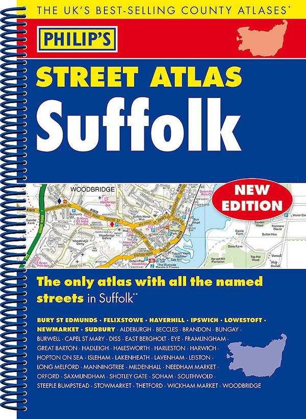 Паперова книга «Philip's Street Atlas Suffolk» - фото №1