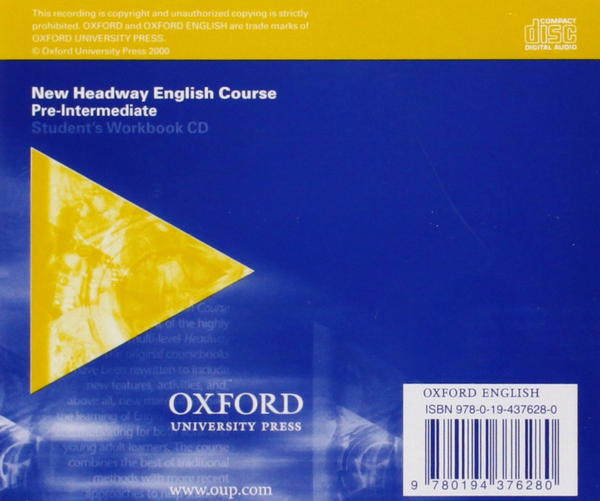 [object Object] «New Headway English Course. Pre-Intermediate. Student's Workbook Audio (1 CD-ROM)», авторів Лиз Соарс, Джон Соарс - фото №2 - мініатюра