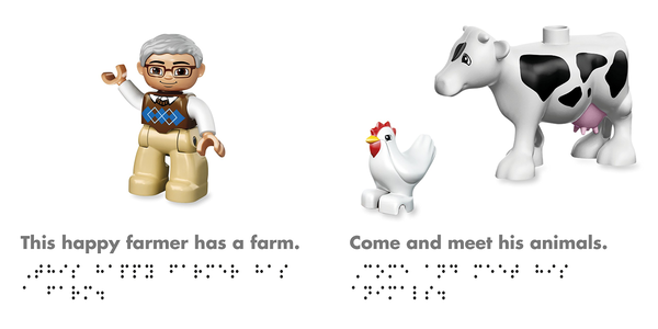 [object Object] «DK Braille LEGO DUPLO Farm», автор Эмма Грандж - фото №6 - миниатюра