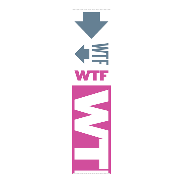 Бумажная книга «WTF Sticky Roll Sign» - фото №1