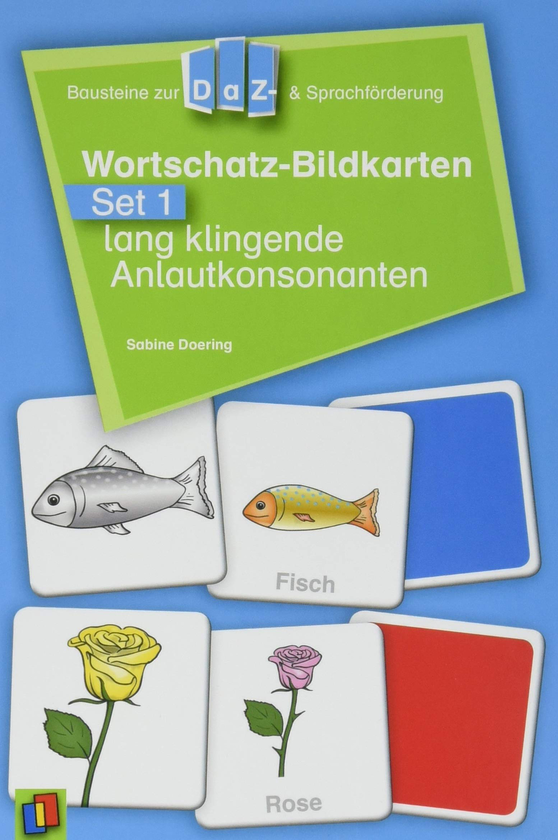 Бумажная книга «Wortschatz-Bildkarten. Set 1: lang klingende Anlautkonsonanten», автор Сабина Доеринг - фото №1