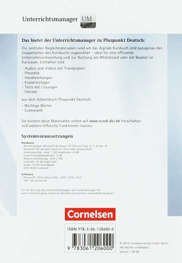 [object Object] «Pluspunkt Deutsch NEU A2 Unterrichtsmanager Vollversion auf DVD-ROM» - фото №2 - мініатюра