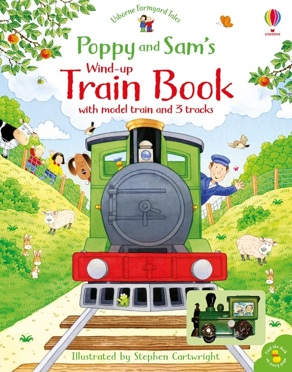 [object Object] «Poppy and Sam's Wind-up Train Book», автор Хизер Эмери - фото №1