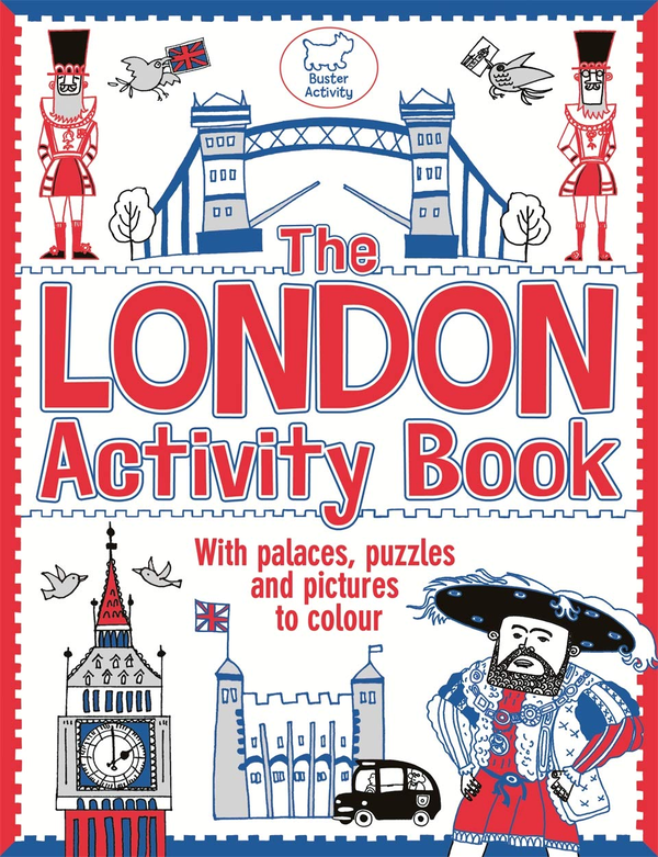 Паперова книга «The London Activity Book. With palaces, puzzles and pictures to colour», автор Еллен Бейлі - фото №1