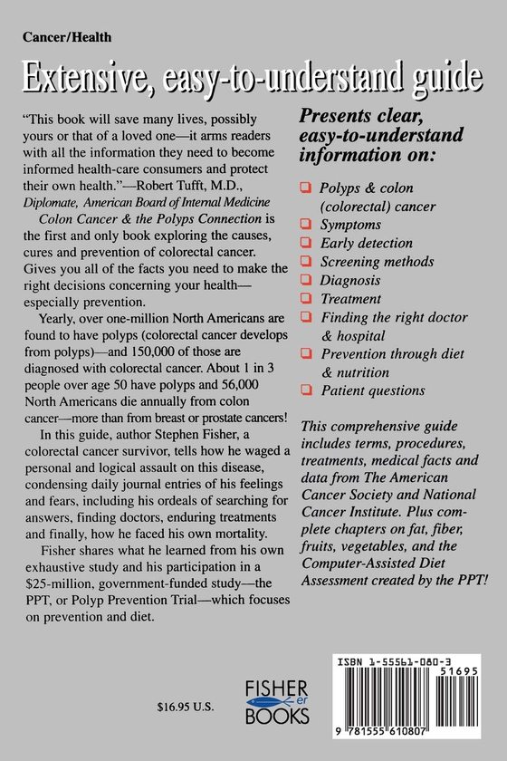 Бумажная книга «Colon Cancer and the Polyps Connection», автор Стефан Фишер - фото №1