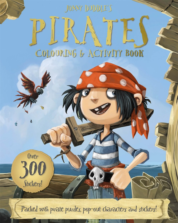 Паперова книга «Jonny Duddle's Pirates Colouring & Activity Book», автор Джонні Даддл - фото №1