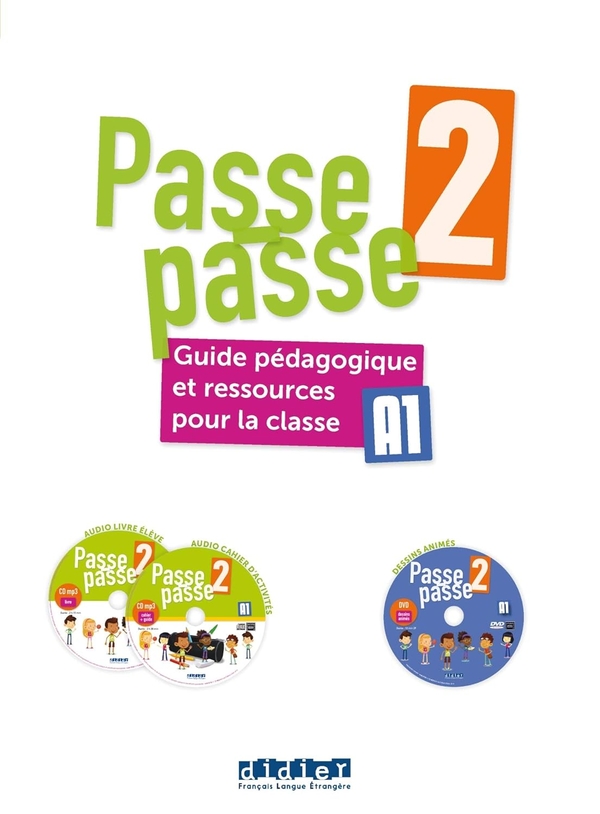 [object Object] «Passe-passe 2. A1. Guide Pédagogique et ressources pour la classe (+ CD mp3 + DVD)», автор Ромен Кретьєн - фото №1