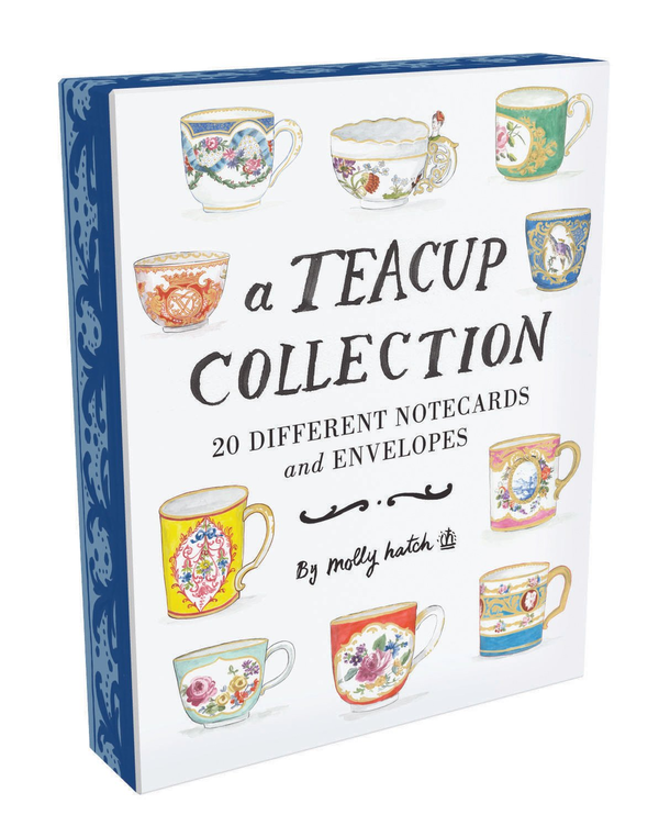Бумажная книга «A Teacup Collection Notes. 20 Different Notecards and Envelopes» - фото №1