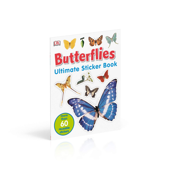 Бумажная книга «Butterflies Ultimate Sticker Book » - фото №1