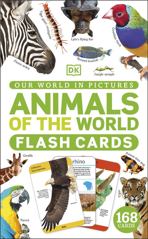 Бумажная книга «Our World in Pictures. Animals of the World Flash Cards» - фото №1