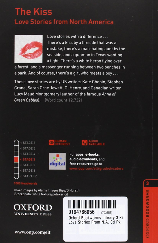Бумажная книга «The Kiss. Love Stories from North America Audio CD Pack. Level 3», автор Дженнифер Бассетт - фото №1
