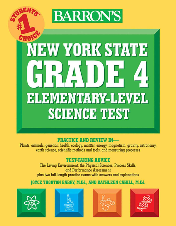 Паперова книга «Barron's New York State Grade 4 Elementary-Level Science Test», автор Джойс Торнтон Баррі - фото №1