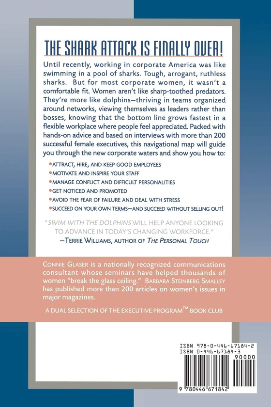 Бумажная книга «Swim with the Dolphins. How Women Can Succeed in Corporate America on Their Own Terms», авторов Конни Глейзер, Барбара Стейнберг Смолли - фото №1