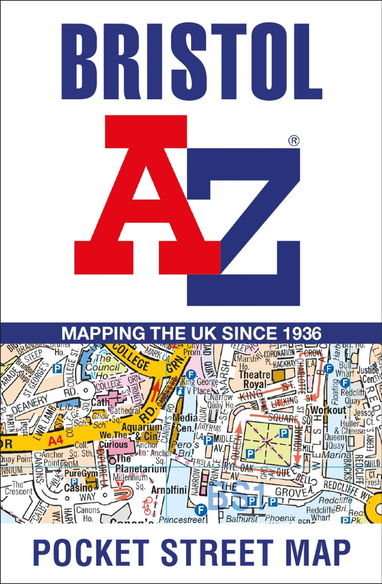 Бумажная книга «Bristol A-Z Pocket Street Map» - фото №1