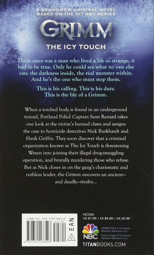 Паперова книга «Grimm. The Icy Touch. Book 1», автор Джон Ширлі - фото №1
