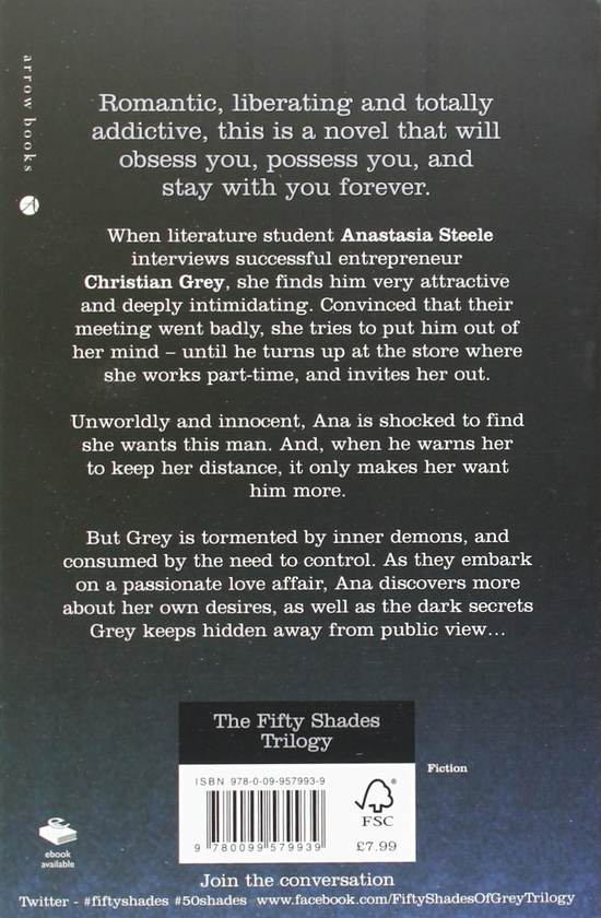 Бумажная книга «Fifty Shades Trilogy Boxed Set», автор Э. Л. Джеймс - фото №1