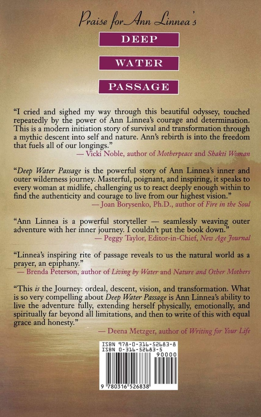 Паперова книга «Deep Water Passage. A Spiritual Journey at Midlife», автор Енн Ліннеа - фото №1