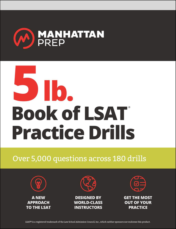 Бумажная книга «5 lb. Book of LSAT Practice Drills» - фото №1