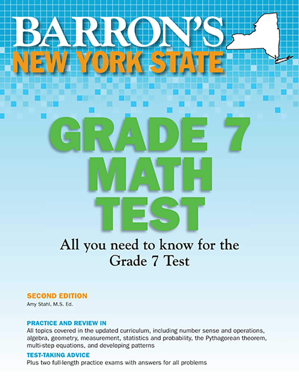 Паперова книга « New York State Grade 7 Math Test», автор Емі Шталь - фото №1