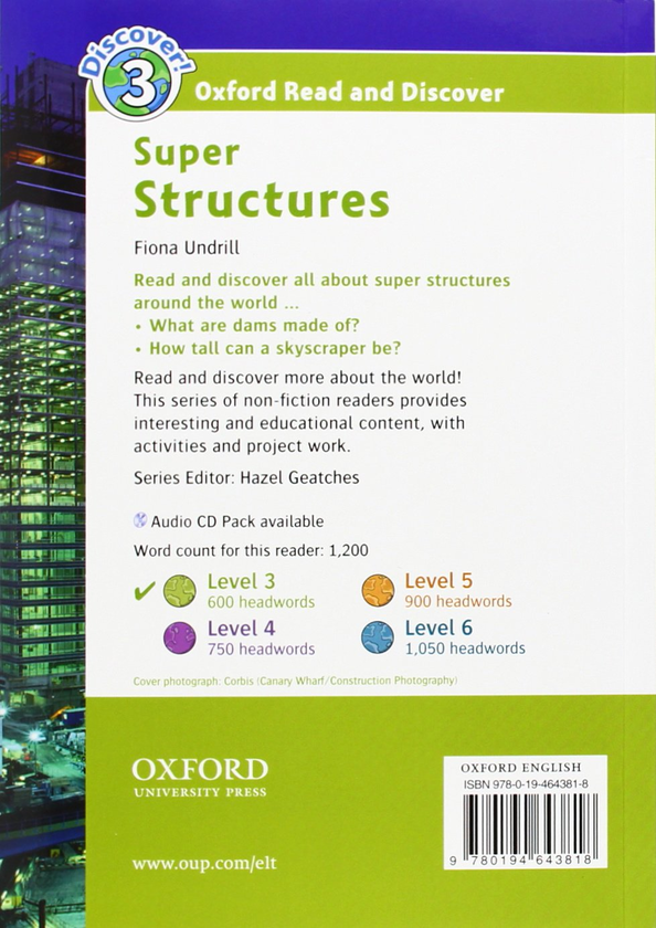 [object Object] «Oxford Read and Discover: Level 3: Super Structures», автор Fiona Undrill - фото №2 - миниатюра
