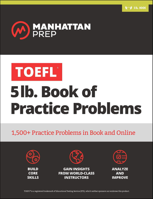 Бумажная книга «TOEFL 5lb Book of Practice Problems : Online + Book» - фото №1