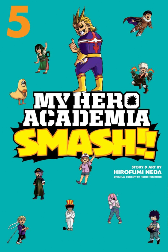 Бумажная книга «My Hero Academia: Smash!! Volume 5», авторов Хирофуми Неда, Кохэй Хорикоси - фото №1