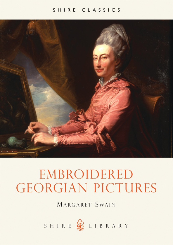 Паперова книга «Embroidered Georgian Pictures», автор Маргарет Свейн - фото №1