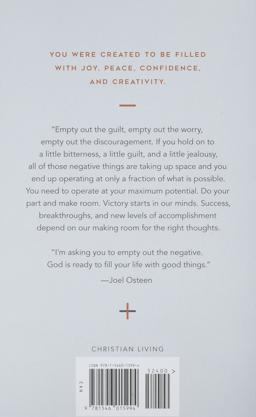 Бумажная книга «Empty Out the Negative. Make Room for More Joy, Greater Confidence, and New Levels of Influence», автор Джоэл Остин - фото №1