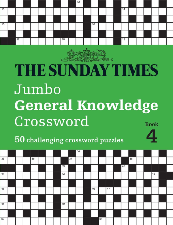 Бумажная книга «The Sunday Times Jumbo General Knowledge Crossword. Book 4», автор Питер Бидлкомб - фото №1
