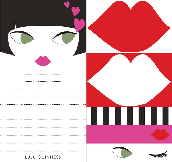 Бумажная книга «Lulu Guinness: Doll Face Memo Pad», автор Лулу Гиннесс - фото №1