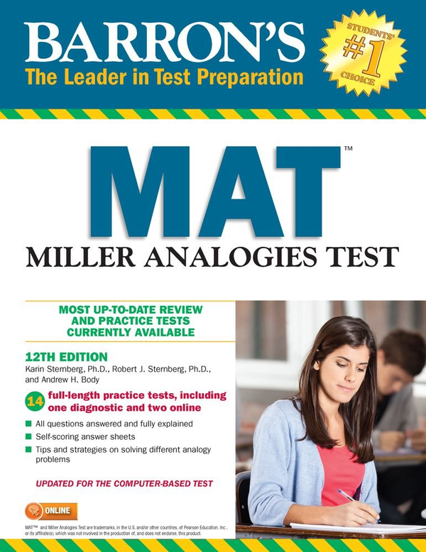 Бумажная книга «Barron's MAT : Miller Analogies Test», автор Карин Штернберг - фото №1