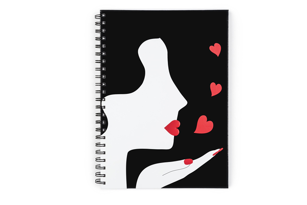 Бумажная книга «Lulu Guinness: Cameo Girl A4 Wiro Bound Notebook» - фото №1