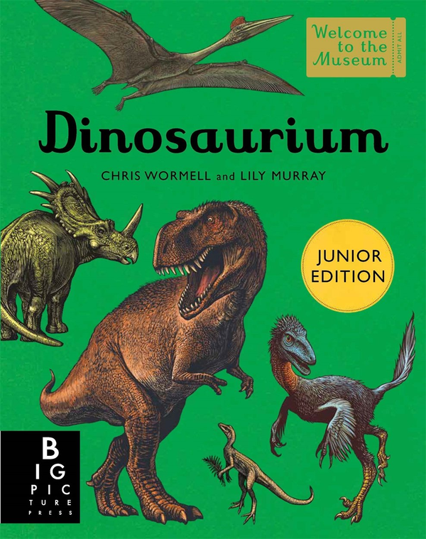 Паперова книга «Dinosaurium (Junior Edition)», автор Лілі Мюррей - фото №1