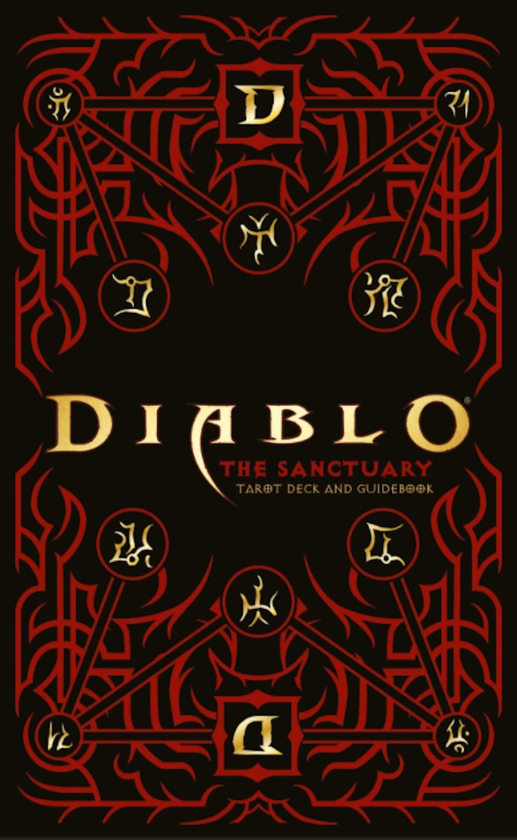 Паперова книга «Diablo. The Sanctuary Tarot Deck and Guidebook», автор Барбара Мур - фото №1