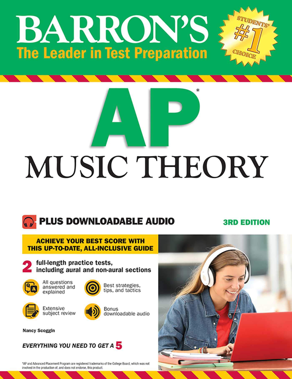 [object Object] «Barron's AP Music Theory : with Downloadable Audio Files», автор Ненсі Скоггін - фото №1