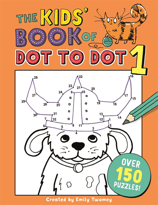 Паперова книга «The Kids' Book of Dot to Dot 1», автор Емілі Тумі - фото №1