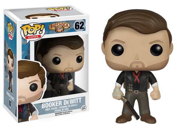  «Коллекционная фигурка Funko Pop! Pop Games Bioshock Букер ДеВитт (FK6166)», бренда Funko Pop - фото №1
