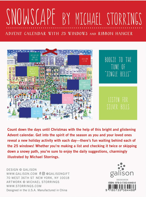 Бумажная книга «Michael Storrings Snowscape Advent Calendar» - фото №1