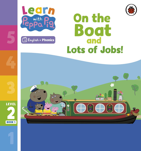 Бумажная книга «Learn with Peppa Phonics Level 2 Book 1. On the Boat and Lots of Jobs! » - фото №1