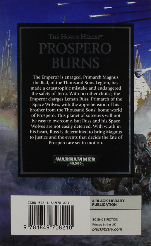 Бумажная книга «Prospero Burns (The Horus Heresy)», автор Дэн Абнетт - фото №1