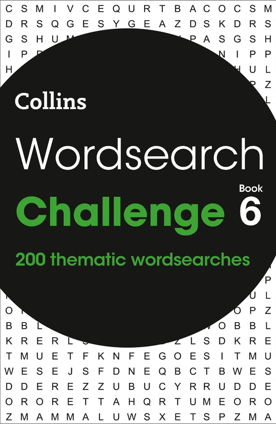 Паперова книга «Wordsearch Challenge Book 6. 200 Themed Wordsearch Puzzles» - фото №1