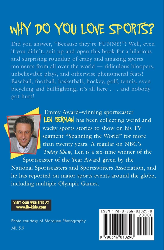 Бумажная книга «And Nobody Got Hurt. The World's Weirdest, Wackiest True Sports Stories», автор Лен Берман - фото №1