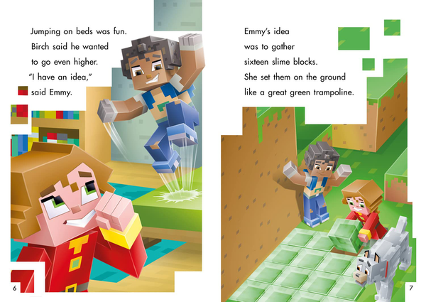 [object Object] «Minecraft Young Readers: The Sky's the Limit!», автор Mojang AB - фото №4 - миниатюра